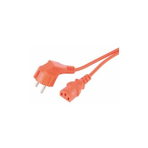 GOOBAY Kaltgerätekabel, orange, 2 m (1/2)