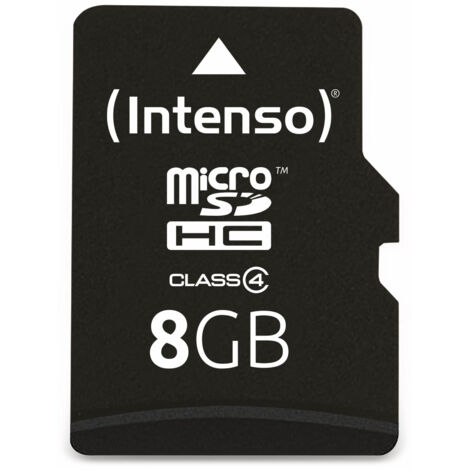 INTENSO MicroSDHC Card, 8 GB, (1/4)