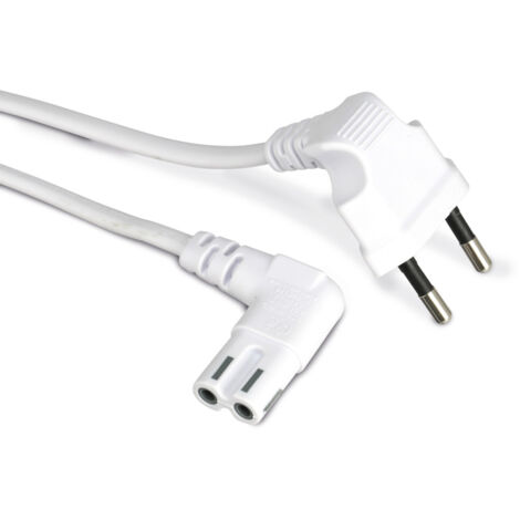 GOOBAY Euro-Netzkabel, weiß, 2 m (1/2)