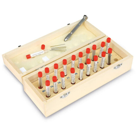 DAYTOOLS HSS Miniatur-Bohrerset MBS-100, 0,35...1 mm, 100 Stück (1/3)