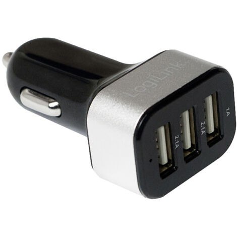 LOGILINK USB-Lader KFZ PA0082, 3-fach, 5,1 A, 25,5 W (1/5)