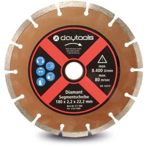 DAYTOOLS Diamant-Trennscheibe, 180 mm (1/2)