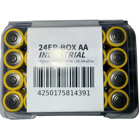 Varta Mingon LR6 Batteriebox Alkali-Mangan 2600 mAh, 2970 mAh 1.5 V 24 St. (1/3)