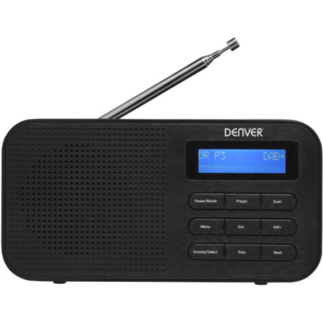 DENVER DAB+/UKW Radio DAB-42, schwarz