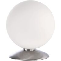 Paul Neuhaus Bubba Globe Tischleuchte Stahl 1x G9 Dimmbar