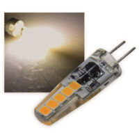 CHILITEC LED-Lampe Silikon W2, G4, EEK: F, 2 W, 190 lm, 3000 K, warmweiß