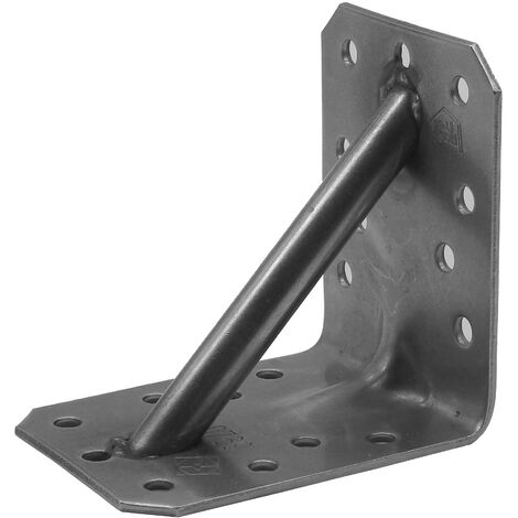 Edelstahl Winkel 300x300x100mm - Verstärkter Schwerlast Bauwinkel 5mm Stark