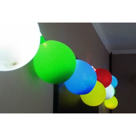 Plaights LED Lichterkette mit Luftballons bunt&nbsp11478