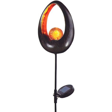Solar Gartenstecker rund Flammeneffekt&nbsp613-400754-rund