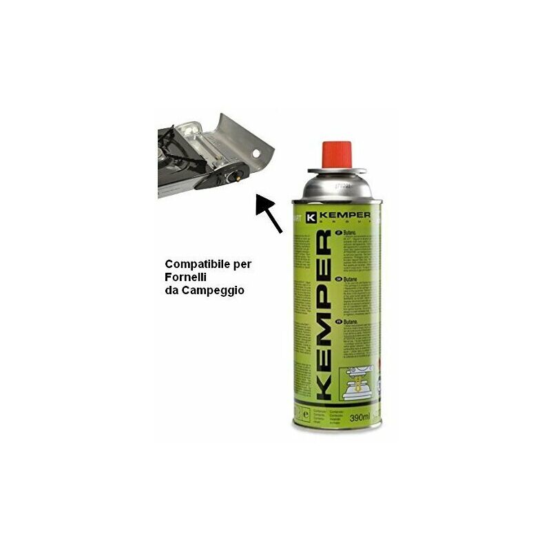 BOMBOLA GAS BUTANO DA 227 GR ART. 577 KE MPER 7172 - Foto 3