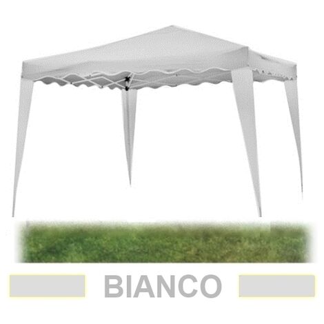 GrecoShop Gazebo Pieghevole Impermeabile in Alluminio 3x4,5m Verde