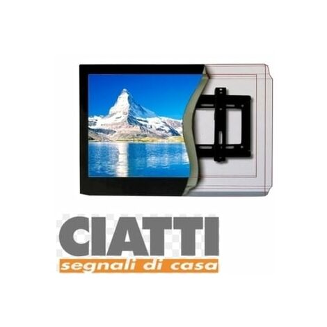 Supporto/Staffa/Braccio da parete per Tv LCD/Plasma 20 - 32'' Silver Ciatti  - LC FS32