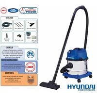 Aspiratore/Aspirapolvere/Aspiratutto solidi e liquidi 1200W 15lt. Hyundai -  45010