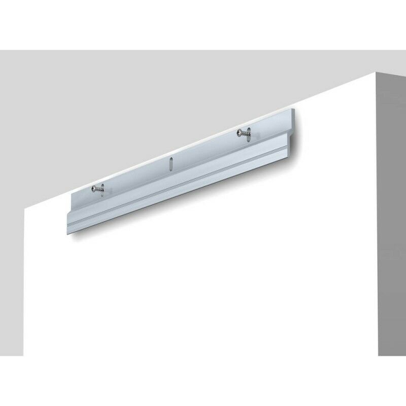 Rail aluminium Z BAR  Fixation direct au mur de cadre