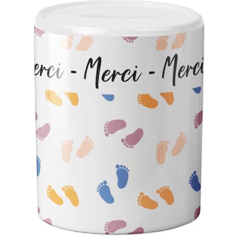 DECOHO Tirelire Pourboire Restaurant - Céramique Colorée Pour Brasserie Et Café