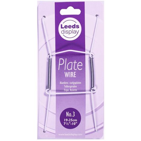 Crochet Laiton Élégant Pour Assiette – Diamètre 19 à 25 Cm – Fixation Cimaise Ou Murale
