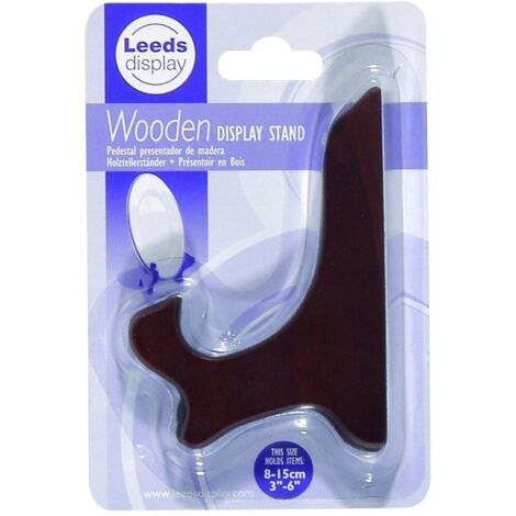 Support En Bois Vintage Multifonction - Présentoir Pour Assiettes, Cadres Photos, Livres - 15,2 Cm