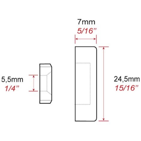 Set de 4 cache vis alu 24 mm