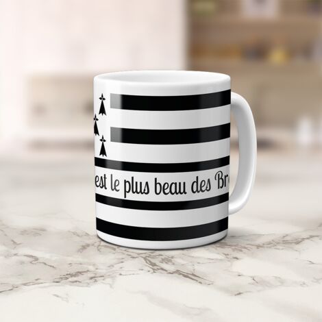 Mug Bretagne Personnalisé Avec Un Prénom