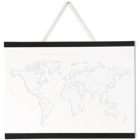 PORTE-AFFICHE MAGNÉTIQUE PROFILÉS BOIS 60 Cm - Cadre Aimanté Pour Affiches Et Posters
