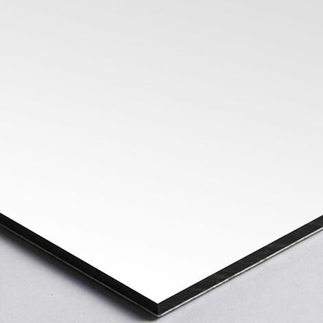 Pictogramme format 20 cm x 20 cm en Dibond Aluminium brossé - Modèle Click  and Collect