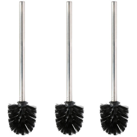 Edelstahl Toilettenbürste Klobürste -D04038-3er-var