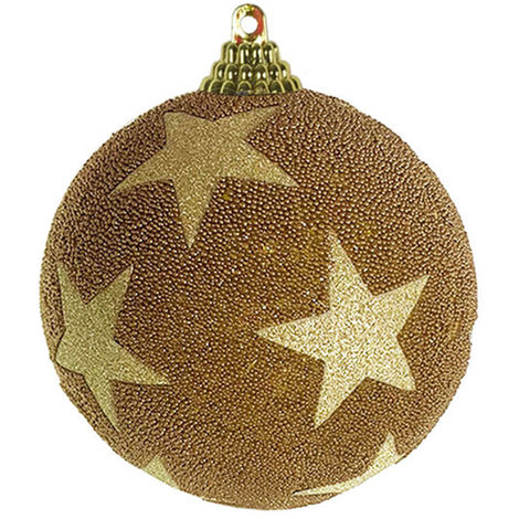 6 Stk. Weihnachtbaumkugeln Stern 8 cm Gold-MYW53769-2-gold