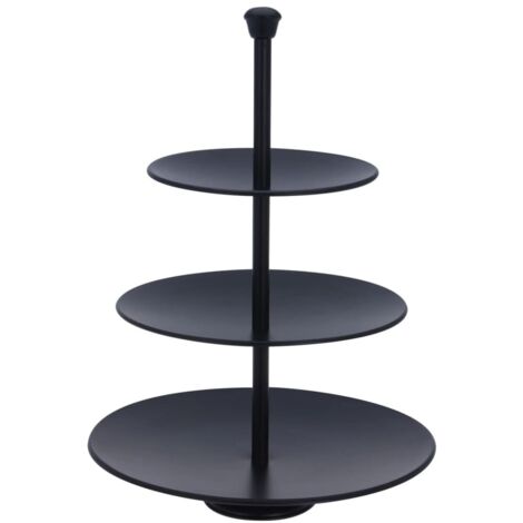 Metalletagere mit 3 Ebenen, Ø 25, schwarz - EH Excellent Houseware