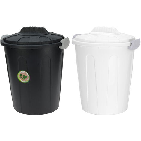 Oskartonne mit Deckel 28 Liter 2 Farben-Y54980740-Weiß-var