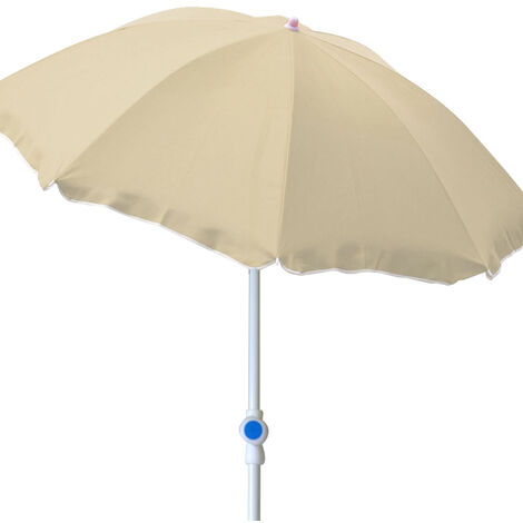 Sonnenschirm rund Ø2m beige Polyester-MMC200P-Beige