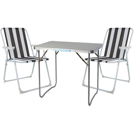 3-teiliges Campingmöbel Set 70x50x59cm-MMC330871+2xMPO2600SA (1/4)