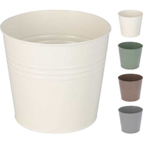 4er Blumentopf mit Henkel Ø13xH12cm-MW1000100-4-Stück-4-farben