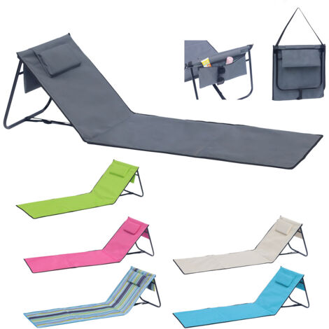 Strandliege Strandmatte faltbar L152xB51xH41cm-MSM05-Limegrün-var