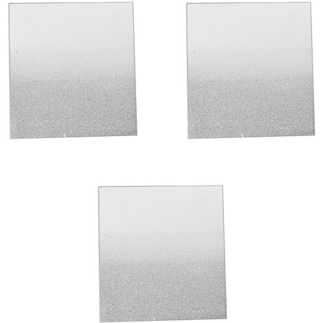 3er Glasuntersetzer Glitter silber eckig-D959535-eckig-silber-3er (1/2)