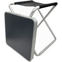 2in1 Campingtisch / Stuhl klappbar Alu 40x40x47cm-DCX35290120