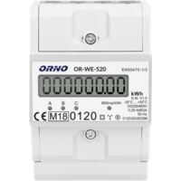 Compteur énergie triphasé certifié MID avec afficheur et sortie impulsion - ORNO