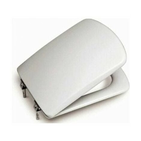 Roca Asiento Pintado Gondola Blanco Color Blanco + A801327004 Asiento Y Tapa Coleccion Dama Retro A801700004