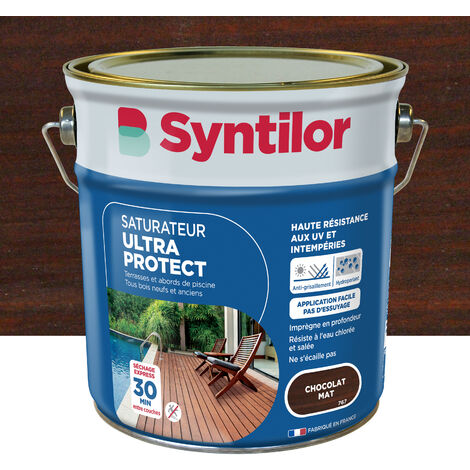 Saturateur Aquaréthane Chocolat 5 L Hydrofuge - Brico Dépôt