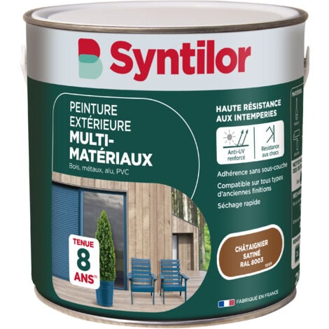 Peinture Exterieure Multi-Materiaux Syntilor 2L Chataignier Satiné
