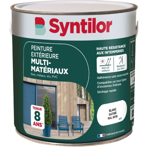 Peinture Exterieure Multi-Materiaux Syntilor 2L Blanc Satiné