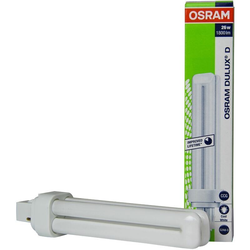 Bombilla bajo consumo Osram Dulux PL-C 2 Patillas 26W 4000K G24d-3