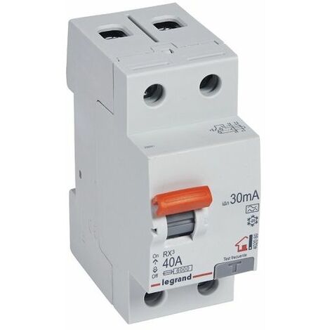 Diferencial vivienda 2P 40A 30ma Tipo A Legrand RX3 402060
