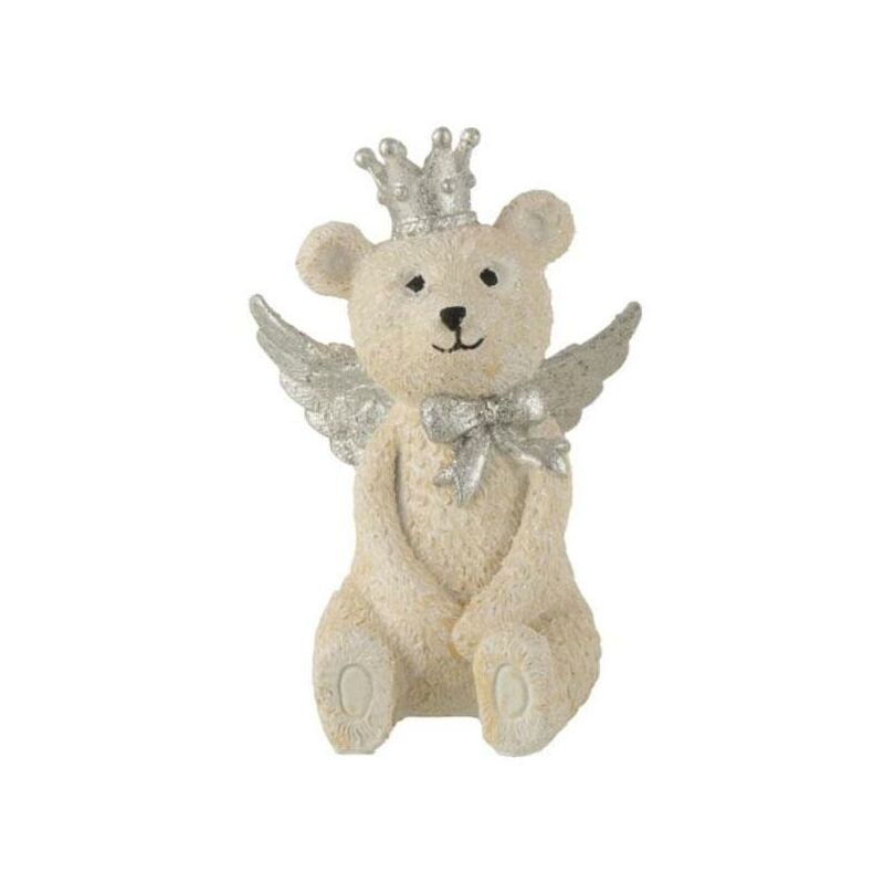 orso grigio con cuore, altezza 50 cm seduto