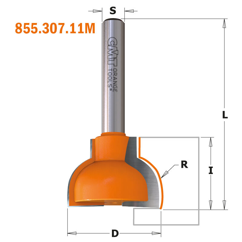 Frese per scanalature a T 8/950.1-6, Frese per elettrofresatrici