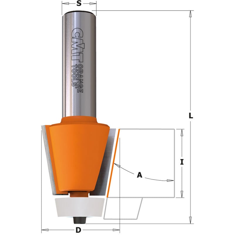 866.501.11 FRESA X RIFILARE 15GR.C/CUS.HW S=12.7 D=31.7X22.2