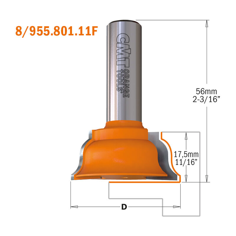 Cmt - 955.801.11 - set 2 frese per finestre hw s=12 d=35/38 dx : :  Fai da te