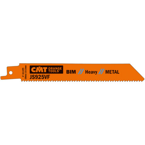 JS925VF-5 5 LAME SEGHETTO X METAL BIM 150x1.8-2.6x10-14TPI (SS/MILLED) (1/4)