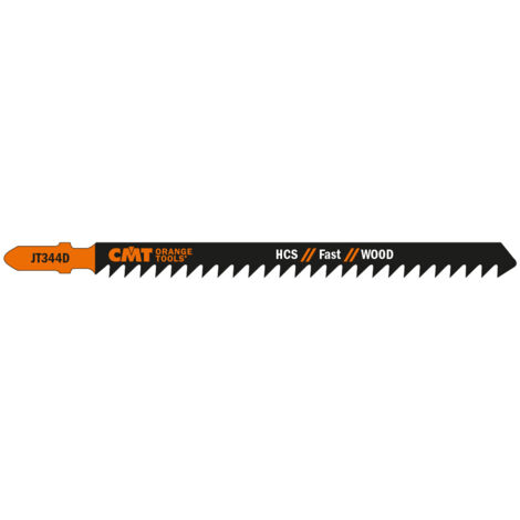 CMT – JT344D5 – 5 lame seghetto per legno HCS 132x4x6TPI – Taglio rapido su legno tenero e duro fino a 100mm (1/4)