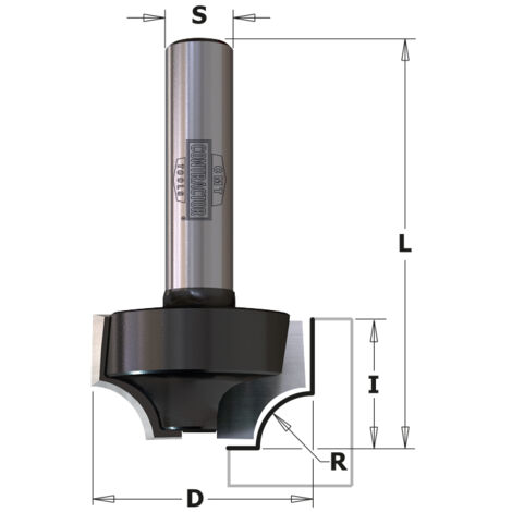 950.603.11 FRAISE POUR RAINURE EN ''T'' HW Z2 S=12 D=11/28X13,5 | Leroy