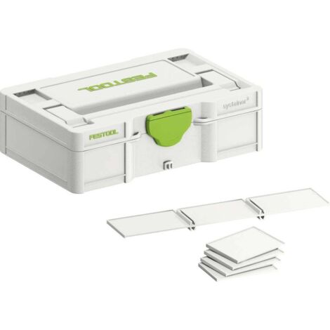 Festool – Cassetta per attrezzi Systainer³ S 76 – Suddivisione flessibile con divisori – Misure 265x171x71mm – Per conservazione ordinata di minuteria (1/5)